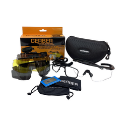 GERBER Shatter Resistant Safety Glasses 4 Lenses