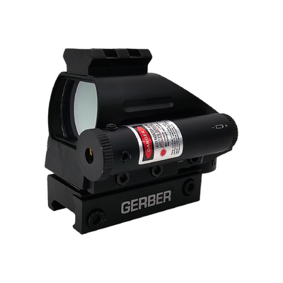 GERBER Dot Sight Halo Red/Green 3 MOA 1x33 with Red Laser [<1mW]